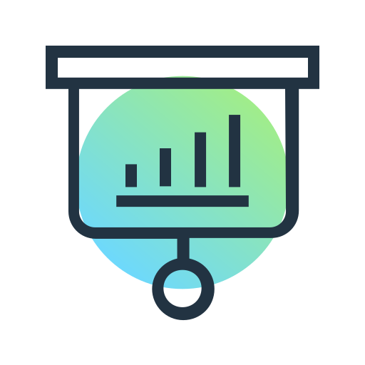 gráfico de negocios icono gratis