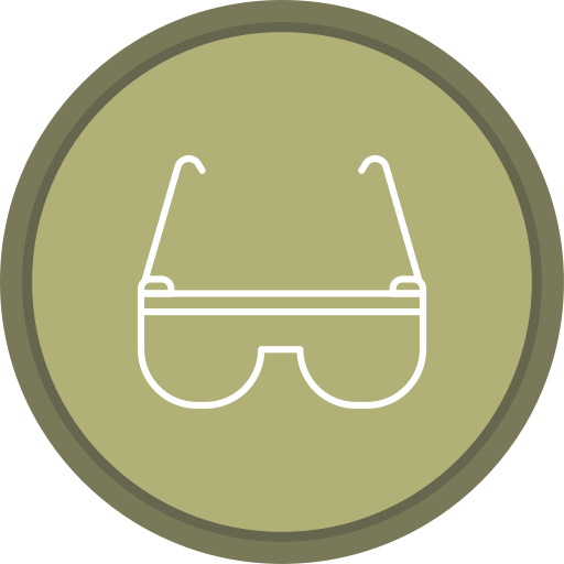 lentes de seguridad icono gratis