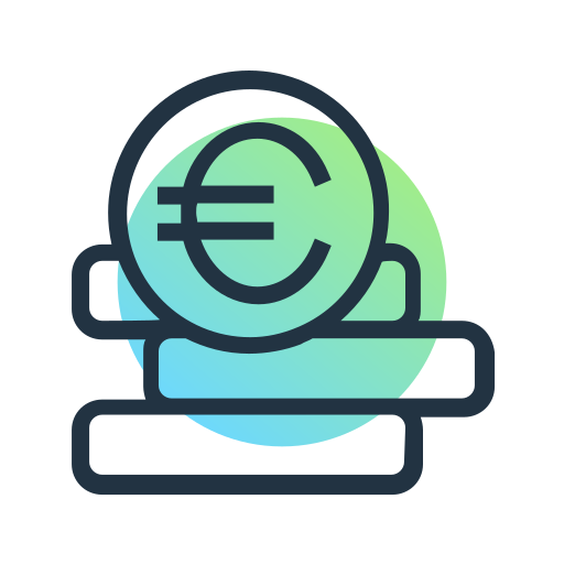 monedas icono gratis