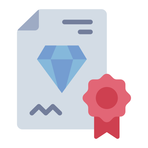 certificado icono gratis