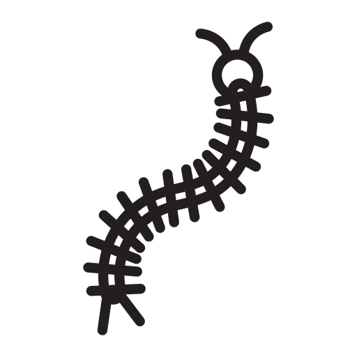 ciempiés icono gratis