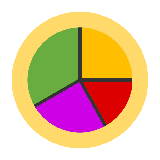 análisis de gráficos circulares icono gratis