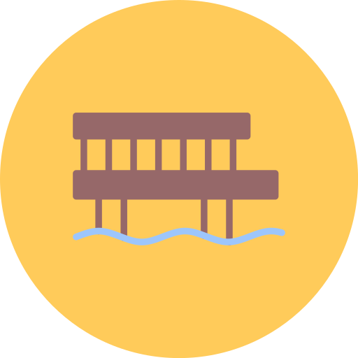 Pier free icon Pier free icon