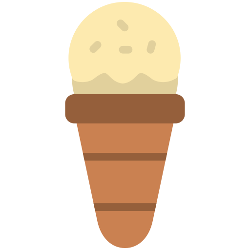 cucurucho de helado icono gratis