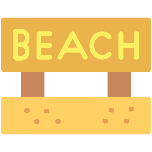 해변 무료 아이콘