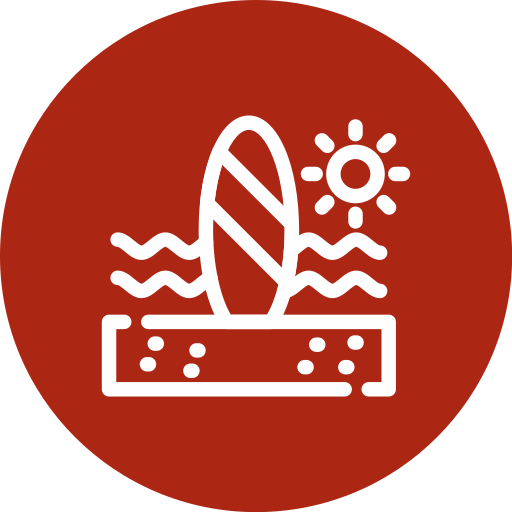 Paddle surf free icon