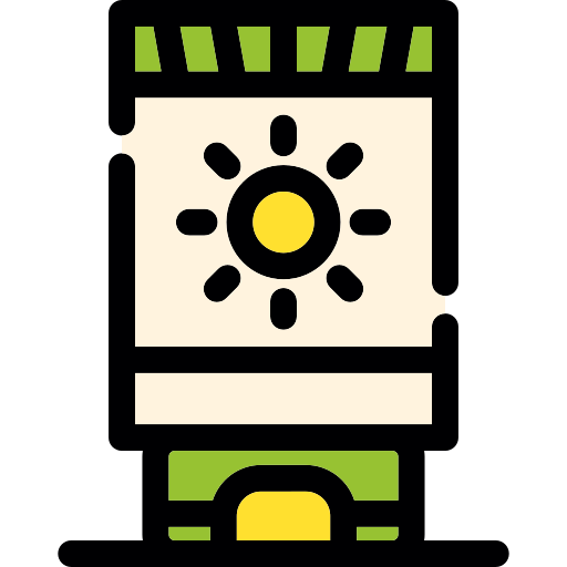 Sun cream free icon Sun cream free icon