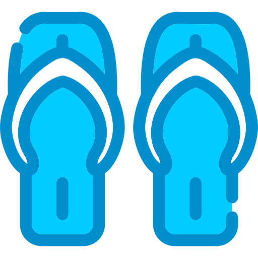 chancletas icono gratis