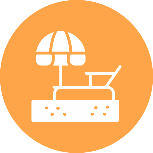 Lounger free icon Lounger free icon