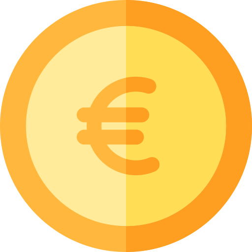 Euro Basic Rounded Flat icon