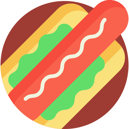 hot dog icono gratis