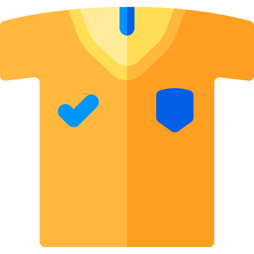 Football jersey Basic Rounded Flat icon