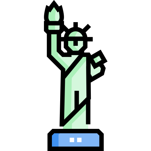 Estatua de la libertad icono gratis