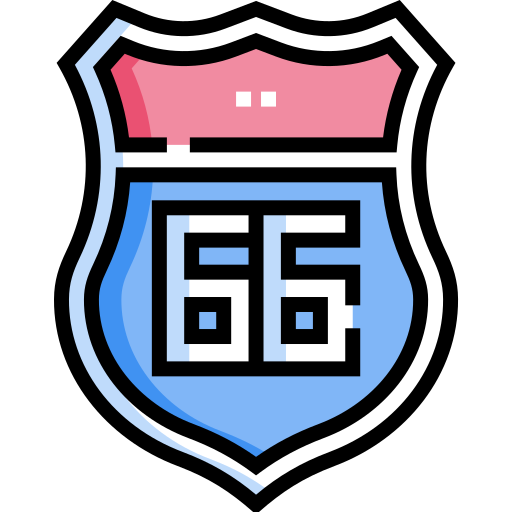 Route 66 icono gratis