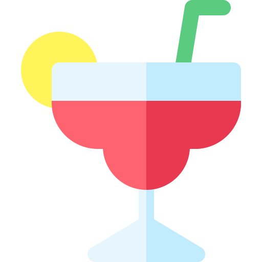 Cocktail Basic Rounded Flat icon