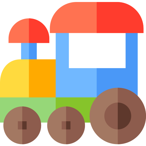 Train Basic Straight Flat icon