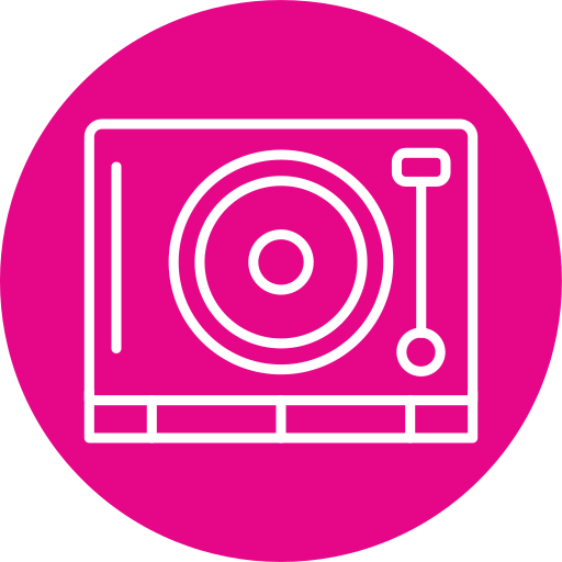 Vinyl player free icon Vinyl player free icon