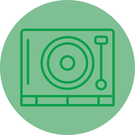 reproductor de vinilo icono gratis