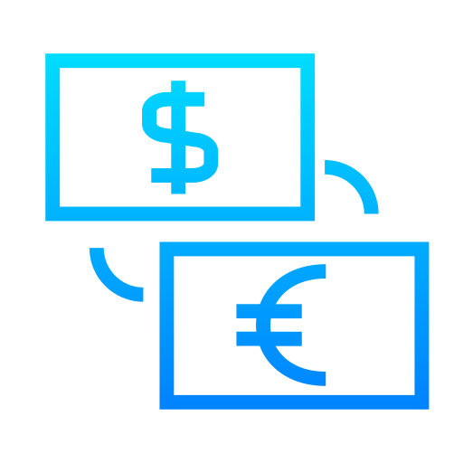 cambista de dinero icono gratis