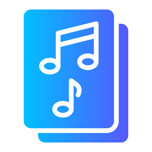 partitura icono gratis