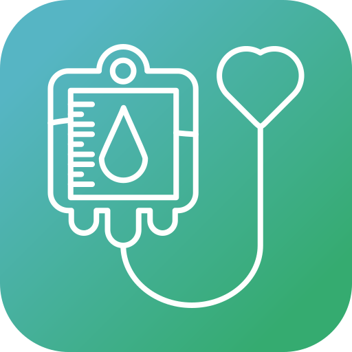 donación de sangre icono gratis