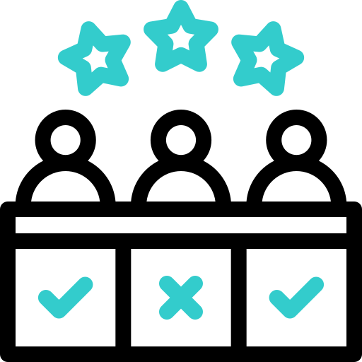 caza de talentos icono gratis