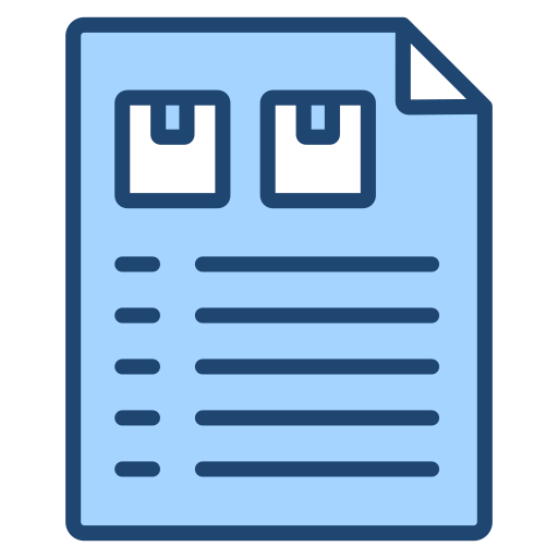 Product listings free icon