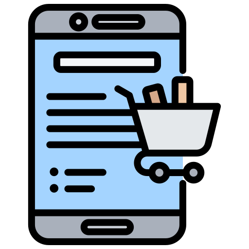 Mobile commerce free icon