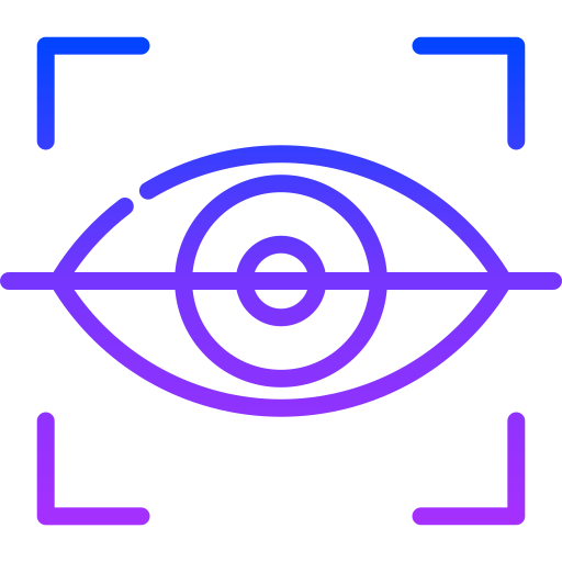 escaneo ocular icono gratis