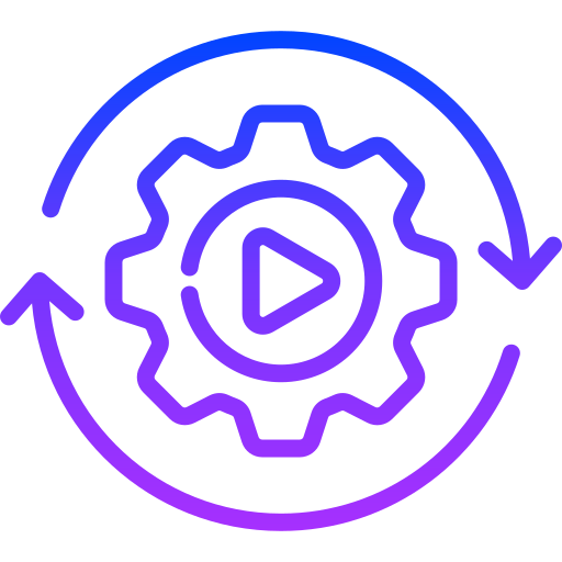 procesamiento de vídeo icono gratis