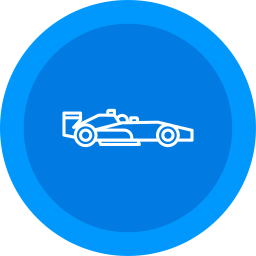 coche de carreras icono gratis