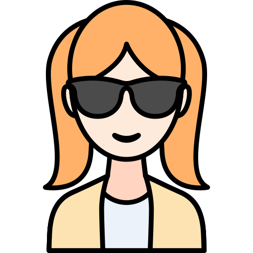 visage cool Icône gratuit