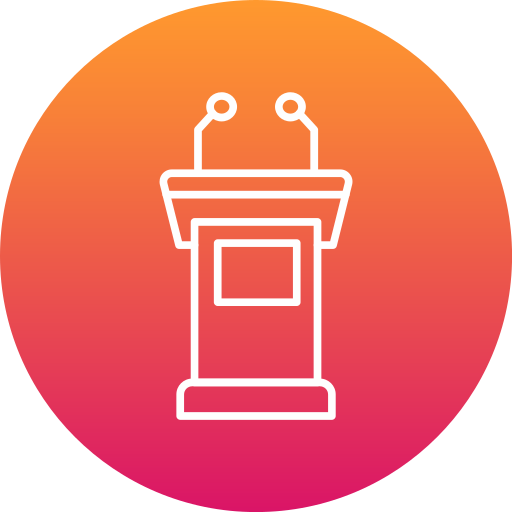 tribuna icono gratis