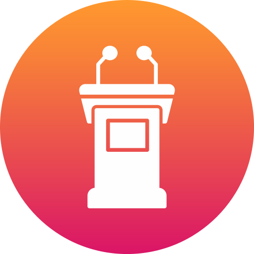 tribuna icono gratis