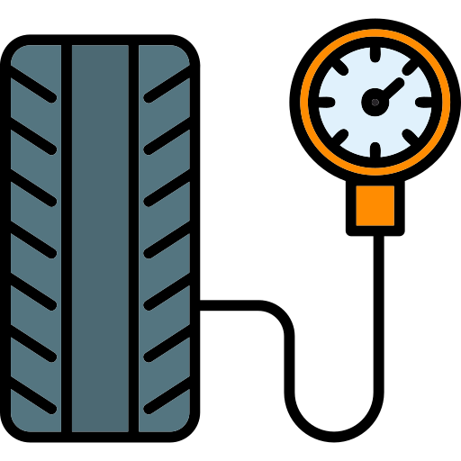 presión de llanta icono gratis