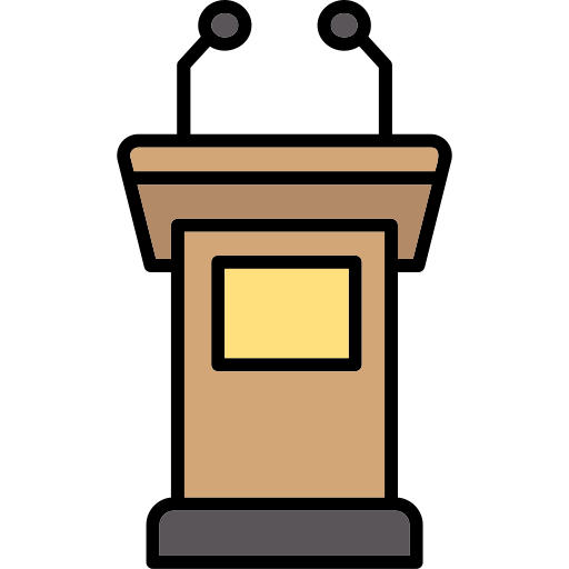 tribuna icono gratis