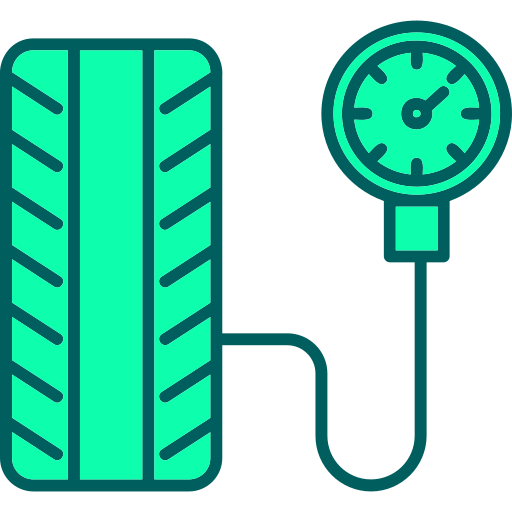 presión de llanta icono gratis