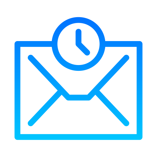 temporizador de correo icono gratis