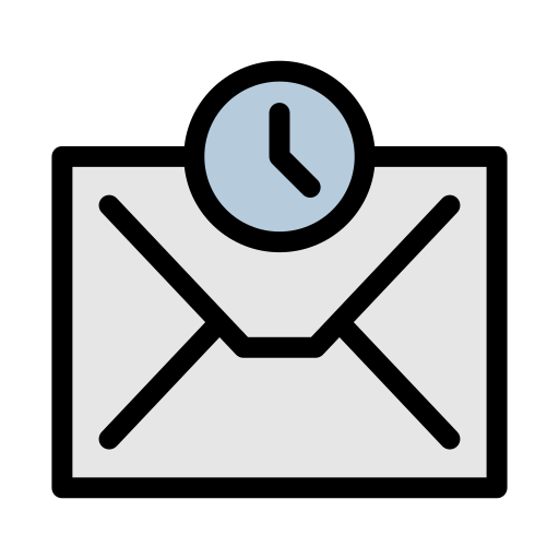 temporizador de correo icono gratis