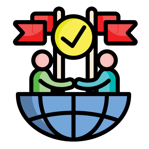 apretón de manos icono gratis