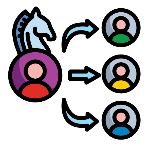 Coordination free icon