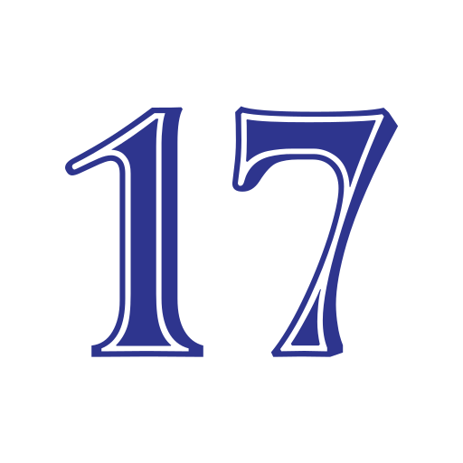 diecisiete icono gratis