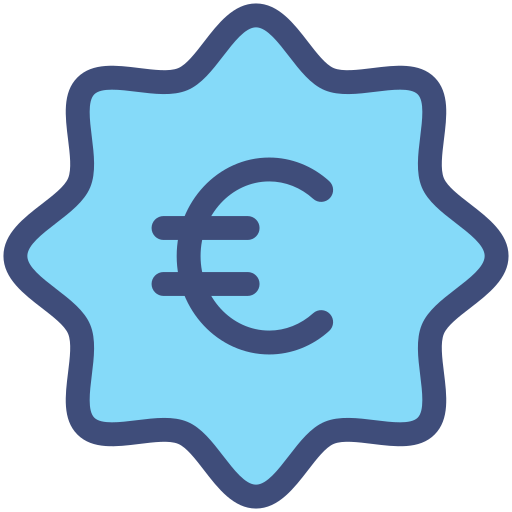 euro icono gratis