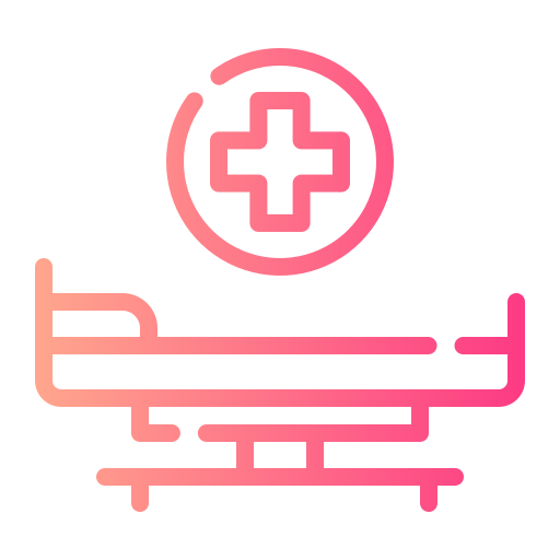 cama médica grátis ícone cama médica grátis ícone