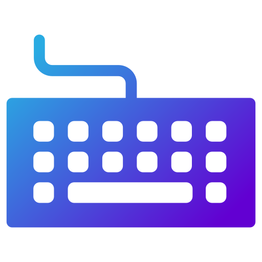 Keyboard free icon