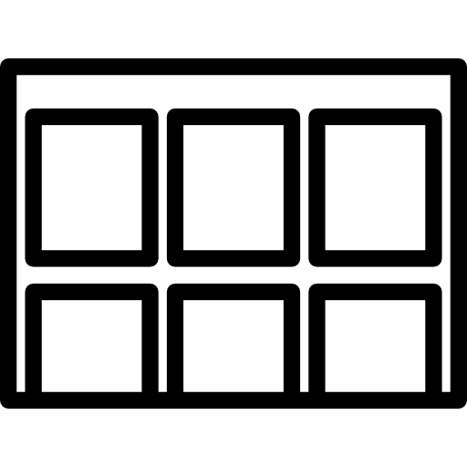 Four squares button - Free interface icons