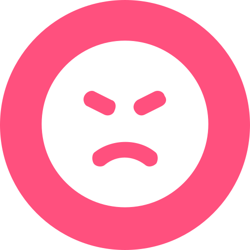 enojado icono gratis