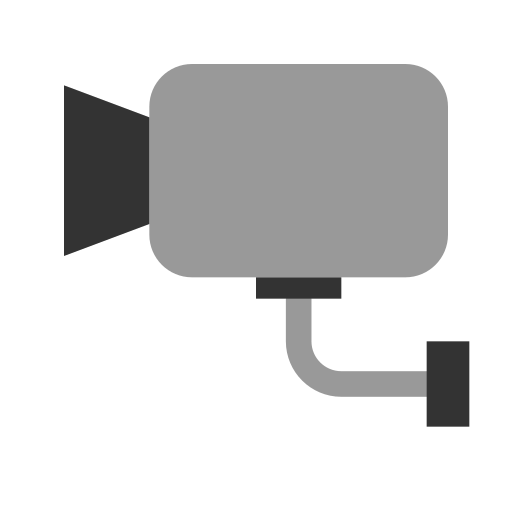 cámara de vigilancia icono gratis