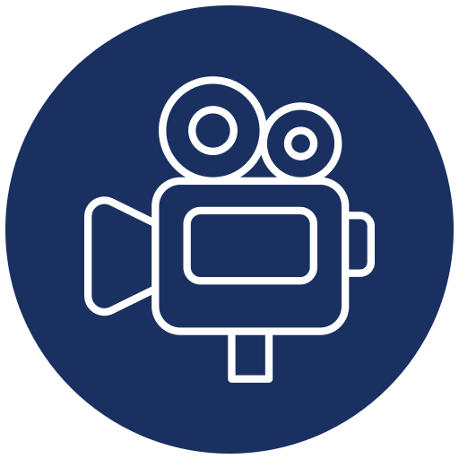 camara de video icono gratis