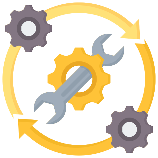 Maintenance free icon